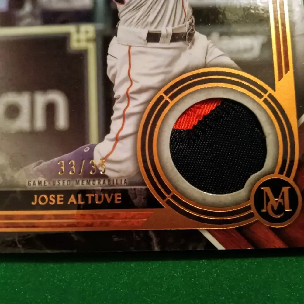 Jose Altuve #MMR2-JAL Topps Museum Collection Meaningful Materials SSP 33/35